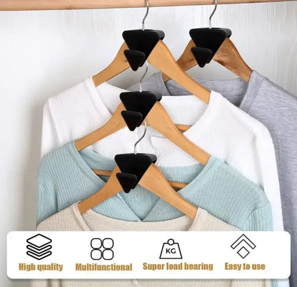 Multi-Function Plastic Stackable Clothing Hanger Hooks